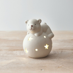 Santa and Snowman Snow Globe - Style 2