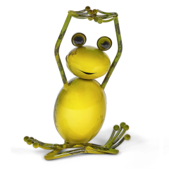 Animal Statue 'Yoga Frog Stretching'