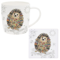 Hedgehog Coaster & Mug Set