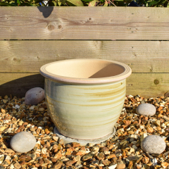 Bella Green Planter Large - 30cm