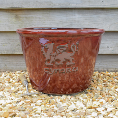 Cymru Extra Large Red Bowl