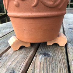 Small Terracotta Feet x 3