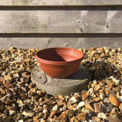 Orion Terracotta Plastic 17cm Bulb Bowls