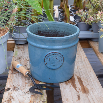 Blossom Orchard Small Denim Cylinder Blossom Orchard Small Denim Cylinder