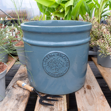 Blossom Cylinder Denim X-Large Planter Blossom Cylinder Denim X-Large Planter