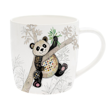 Panda Fine China Mug Bug Art.