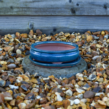 Bonsai Pot - 15cm Teal