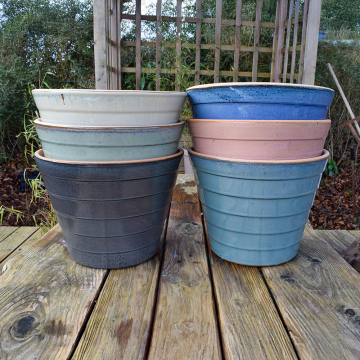 Spectrum Glazed Planters - 6 colours available