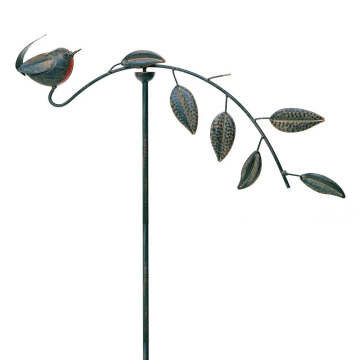 Wind Spinner 'Balancing Robin Leaf'