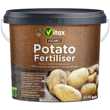 VITAX 'Organic Potato Fertiliser' 4.5Kg Tub VITAX 'Organic Potato Fertiliser' 4.5Kg Tub