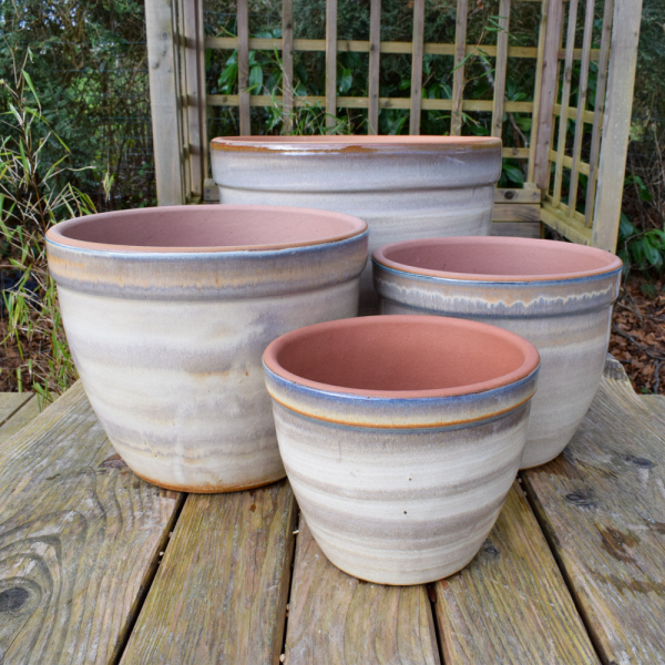 Ari Glazed Planter - Cream (4 Sizes)