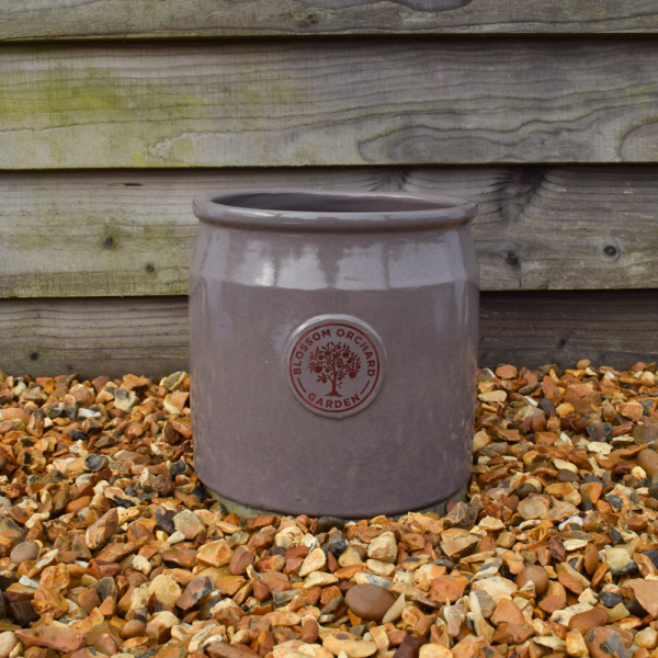 Blossom Orchard Brown Medium Planter 23cm