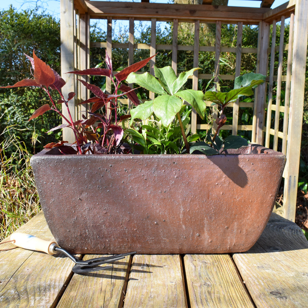 Garden Planter Rustic Trough Heritage Artisan 49cm