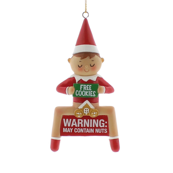 Naughty Christmas Decoration - Free Cookies
