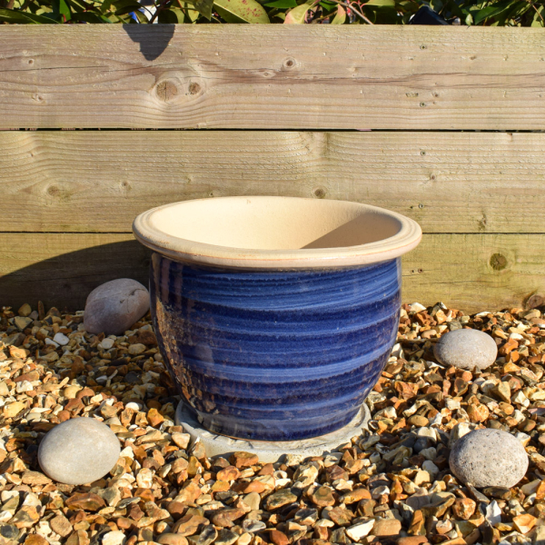 Bella Blue Planter - 30cm