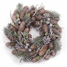 Pinecone Wreath 27cm